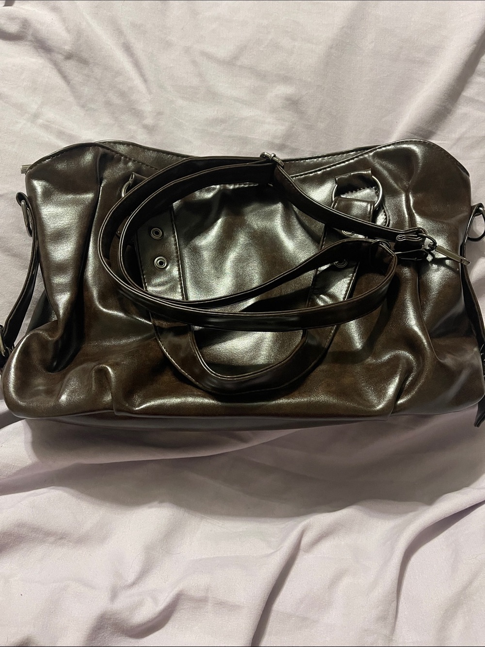 Classic Black Women’s Tote with Double Straps